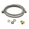 Fluidmaster Fluidmaster 3/8 in. Compression X 1/2 in. D FIP 60 in. Stainless Steel Dishwasher Supply Line 1W60CU - alternate 2